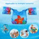 thumbnail image 5 of Los niños nadan el chaleco de los niños de la historieta flotan con el brazo del arnés del hombro para la piscina de la playa del mar de los niños del bebé, 5 of 7