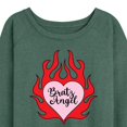 thumbnail image 3 of Bratz - Bratz Angel - Flames - Women's Lightweight French Terry Long Sleeve Shirt, 3 of 5