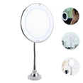 thumbnail image 2 of 360 Degree Rotating 10X Magnifying Makeup Mirror with Suction Cup and LED Light, 2 of 5