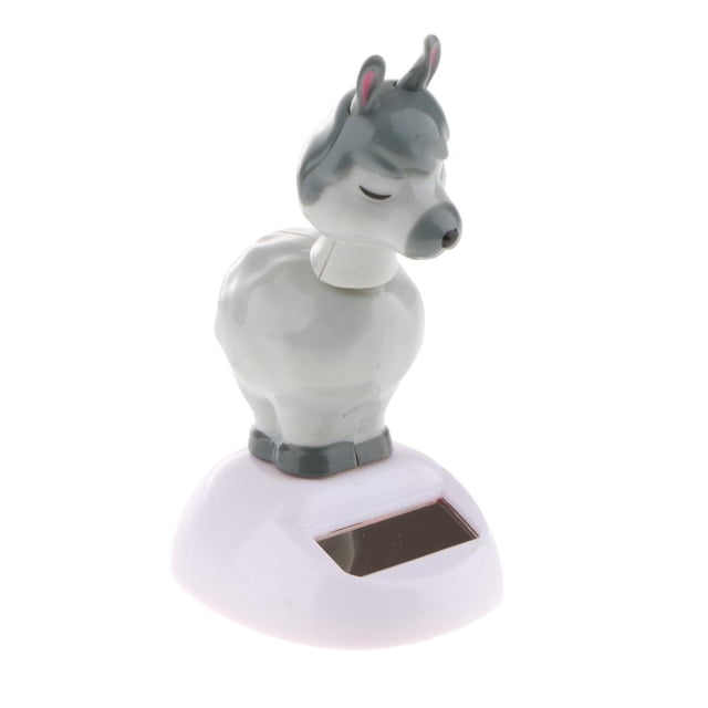 Accesorio de Decoración de ventana de coche de juguete de animal oscilante automático BLESIY Decoración de figura de animal columpio