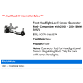 thumbnail image 2 of Front Headlight Level Sensor Connector Rod - Compatible with 2001 - 2006 BMW 325Ci 2002 2003 2004 2005, 2 of 2