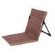 thumbnail image 2 of Silla de camping con respaldo para picnic, plegable, compacta, de tubo de hierro, versátil. Marrón, 2 of 8