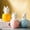 Blue, variant on 3Pcs Easter Broken Egg Rabbit Figurine No See No Hear No Speak Bunny Ceramic Statue Holiday Party Desktop Decoration Ornament