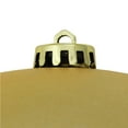 thumbnail image 3 of Northlight Matte Vegas Gold Shatterproof Christmas Ball Ornament 10" (250mm), 3 of 4
