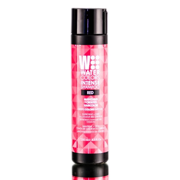 8.5 oz , Tressa Watercolors Intense Red Shampoo , Hair Scalp - Pack of 3 w/ SLEEK Teasing Comb