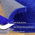 thumbnail image 6 of Janvonne Fluffy Area Rugs for Bedroom,4x6ft Soft Shaggy Bedside Rug, Indoor Floor Carpet for Kids, Dorms, Nursery Rooms, Home Decor Aesthetic,Bright Blue, 6 of 8