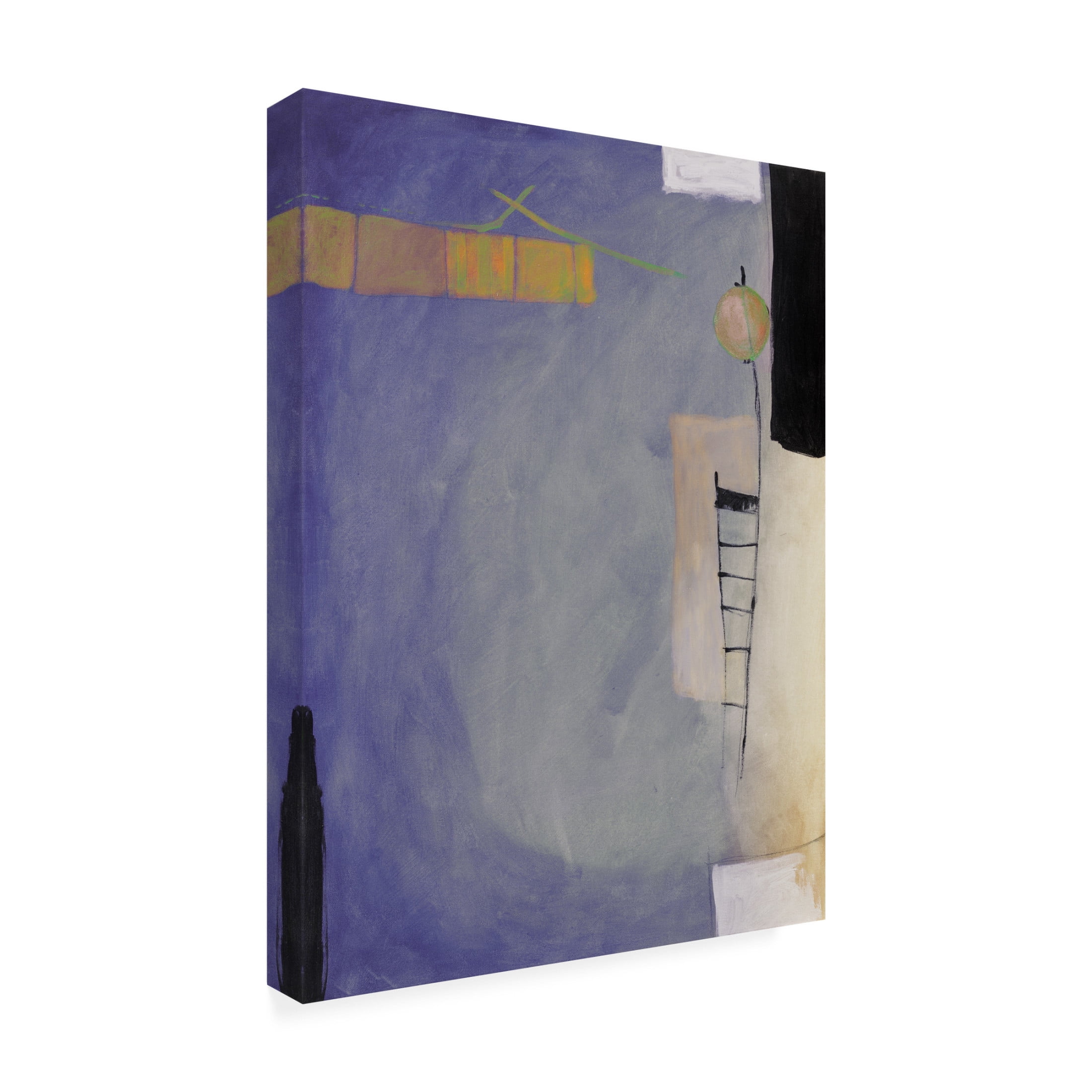 Canvas Wall Art - Pablo Esteban 'The Library' Wall Art for Living Room, Bedroom, or Office Décor by Trademark Fine Art - 14 x 19 Inches