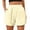 Beige, variant on Shorts for Women, Running Casual Elastic High Waisted Athletic Shorts Baggy Fleece Shorts with Straight-Leg Elastic Waistband Baggy Fit Elastic Band Activewear Short, Orange