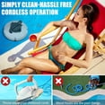 thumbnail image 4 of Limpiador Automático De Piscinas, IPX8, Resistente Al Agua, Motor Dual, Inalámbrico, Batería De 5200 MAh, Robot Limpiador De Piscinas De Carga Rápida Para Piscinas Enterradas, 4 of 7