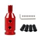 thumbnail image 1 of Adaptador de perilla de cambio Yotijar universal aluminio M10x1.5 rojo, 1 of 10