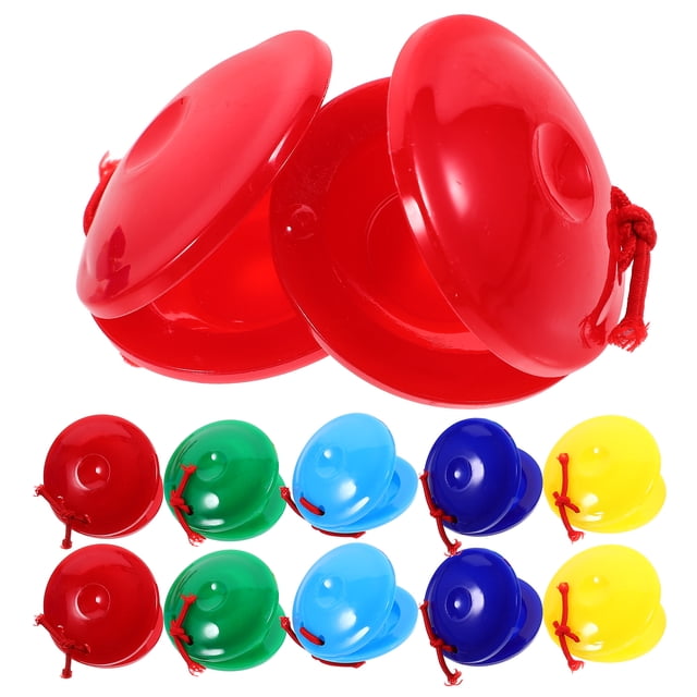 KAKOWELY 12 Pcs Roulettes de Percussion pour Enfants, Roulettes Simples, Jouets Instruments de Musique pour Enfants, 2.13"X2.13"X0.79 Pouces