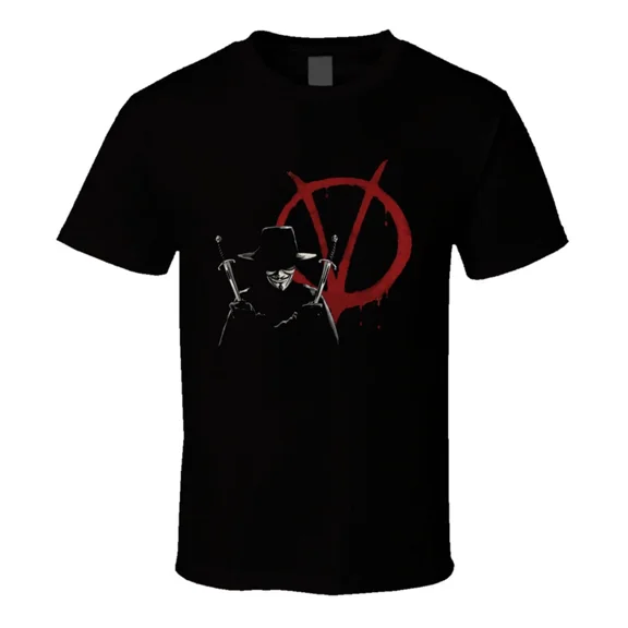 VINTAGE V For Vendetta Movie T Shirt