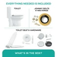 thumbnail image 4 of Fine Fixtures Modern One-Piece Toilet, High-Efficiency Dual Flush System, Compact Space-Saver Design 12" Rough in (Seat Included), 4 of 12