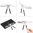 thumbnail image 4 of WALFRONT 4 Types Permanent Eyebrow Ruler Eyebrow Measure Balance Extension Ruler Eyebrow Shape Stencil, Eyebrow Balance Ruler, Eyebrow Shaping Stencil, 4 of 9