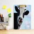 thumbnail image 6 of FMSHPON Cow Blue Sky Clipboard Hardboard Wood Nursing Clip Board and Pull for Standard A4 Letter 13x9 inches, 6 of 8