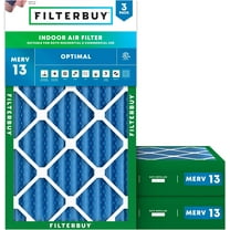 Filterbuy 15x30.75x4 MERV 13 Health Defense, Pleated HVAC AC Furnace Air Filters (3-Pack)