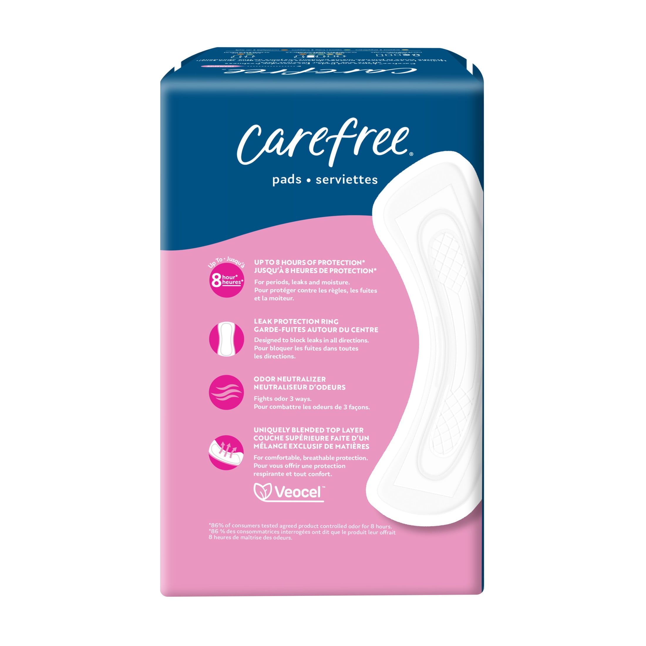 Carefree Ultra Thin Super Long Pads without Wings, 28 Count