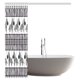thumbnail image 2 of Cortina de ducha ABPHQTO Estampado de cebra 150x180 cm, 2 of 2