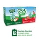 Emballage assortis de compote de fruits GoGo squeeZ , pomme, fraise, sans sucre ajouté. 90 g par gourde, emballage de 12 1,08kg – image 4 sur 7