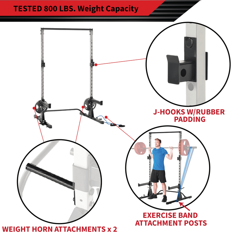 Fitness Reality Squat Rack Power Cage with