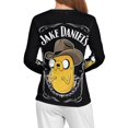 thumbnail image 4 of Adventure Time Women's Pajama Top 3D Digital Print Sleepwear Trendy Crewneck Pullovers Long Sleeve Shirts XS, 4 of 8