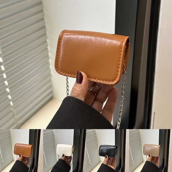 Hfnxid Ladies Mini Shoulder Bag Preppy Style Female Crossbody Bag Retro Handbag Solid Saddle Purse