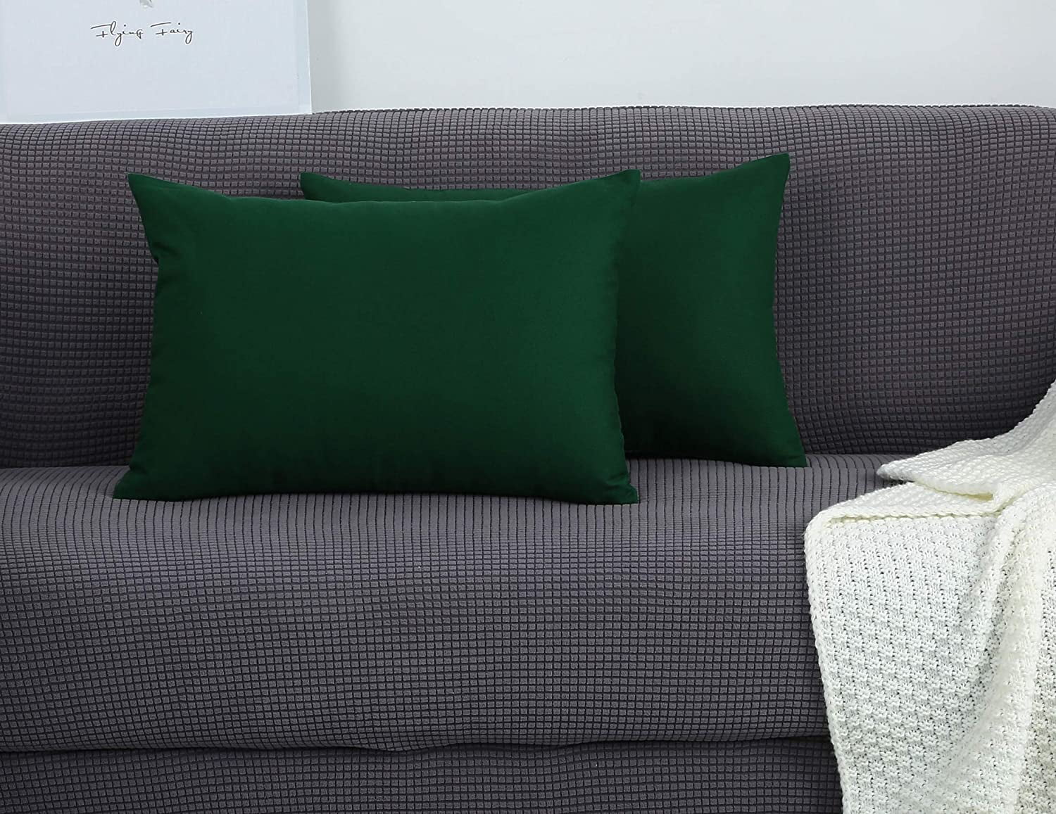 Details about     Solid  Simple Throw Cushion Cover 18X18'' Set of 12  100% Cotton 
