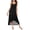 Black Star, variant on Womens Sleeveless Long Nightgown Summer Slip Night Dress Cotton Sleepshirt Chemise