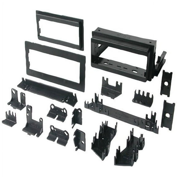 Best Kits And Harnesses® In-dash Installation Kit (gm® Universal 1982-2004 With Factory Brackets & Flat, .5" & 1" Trim Plates Single-din)