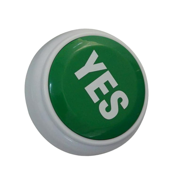 Yes Button and No Button with Sound - Answer Buzzers Set of 2
