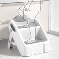 thumbnail image 2 of 2 Step Stool for Bathroom and Toilet Potty Training Kids Step Stool Baby Ladder Stool Helper Toddler Stepping Stool, 2 of 8