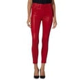 thumbnail image 2 of Joe's Womens Charlie Coated Ankle Skinny Jeans Red Size 24W MSRP $198, 2 of 2