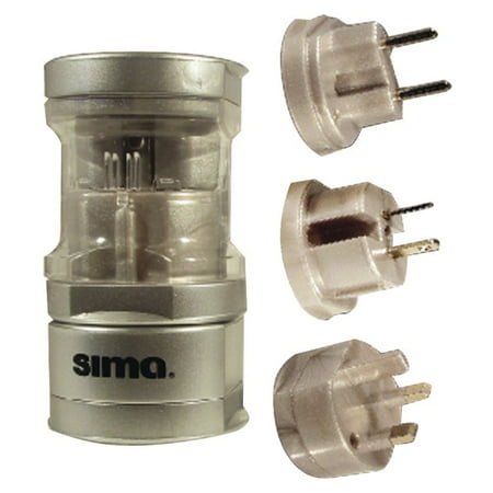 Sima International Plug - SIMA SIP-3 International Compact Travel Power Plug Set