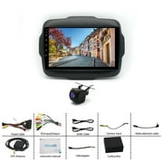 IKASEFU Car Radio for Jeep Renegade 2015-2020 Compatible with Wireless Carplay Android Auto 9 Touch Screen Stereo Bluetooth FM/AM GPS Navigation Multimedia Player Head Unit