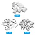 thumbnail image 3 of Unique Bargains 1/4' Wire Rope Kit, 24 Pack M6 Stainless Steel Thimbles & Clamps Crimping Loop, 3 of 7