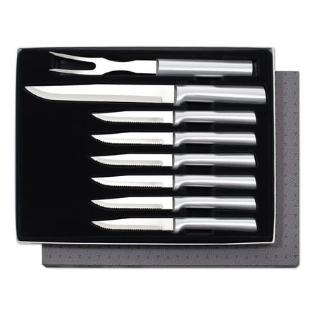 Rada Cutlery Meat Lover’s 8-Piece Steak Knife Gift Set – Stainless Steel Blades With Aluminum