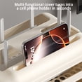 thumbnail image 2 of bedienty Stackable Router Storage Box For Unobstructed Signal And Clutter-Free Space Porous ABS Shelf three layers, 2 of 6