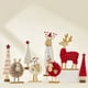 thumbnail image 3 of Decoración navideña tienda creativa Alce árbol de Navidad antiguo diseño de tienda de escritorio decoración de fieltro de lana mini, 3 of 6