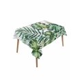 thumbnail image 2 of Summer Tropical Leaves Tablecloth Rectangle Table Cloth 60x84, Waterproof Outdoor Table Cloth Covers Decorative Table Protector, Botanical Green Palm Washable Table Cover for Kitchen Dinning Party, 2 of 8