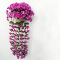 thumbnail image 6 of Gmogad 85cm Artificial Violet Rose Bouquet, PE Rattan & Silk Flowers for Outdoor/Indoor Wedding/Home Decor, All-Weather Fade-Resistant & Maintenance-Free, 6 of 6