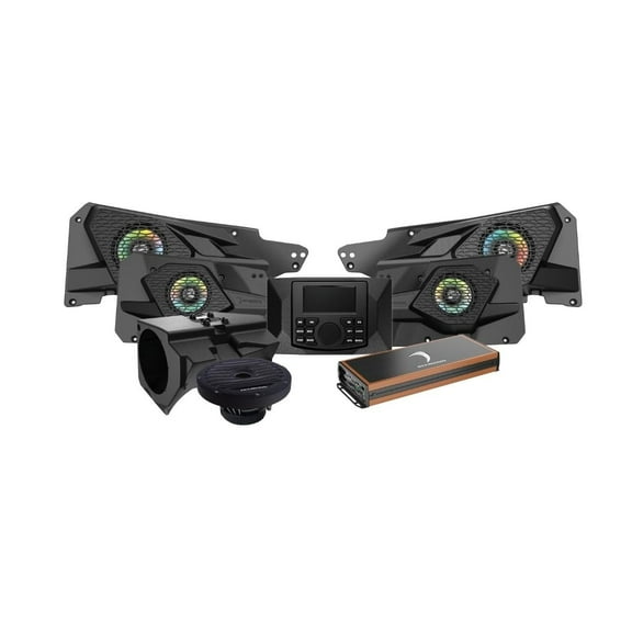 Diamond Audio MSRZRKD24 2014  RZR© 2DR / 4DR 6.5" 2-Way Power Sports All Weather Coaxial Speaker 5-Channel Full Range Class D Amplifier - MSRZRKD24