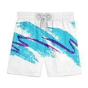 Jazzy 90s Beach Shorts for Summer | Unisex, Up to 4XL