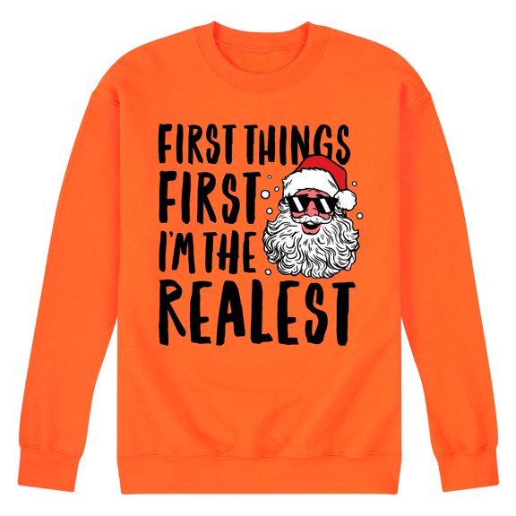 Instant Message - The Realest - Mens Crew Fleece