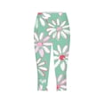 thumbnail image 4 of Birdeem Womens Elastic Casual Printed Yoga Capris, 4 of 5
