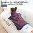 thumbnail image 4 of RENPHO "24x37" Shoulder Heating Pad for Back Pain Relief, Electric Large Heating Pad for Neck & Wrap with 6 Heat Settings & Auto Shut-Off, Birthday Gifts for Women Men, Dark Blue, 4 of 12
