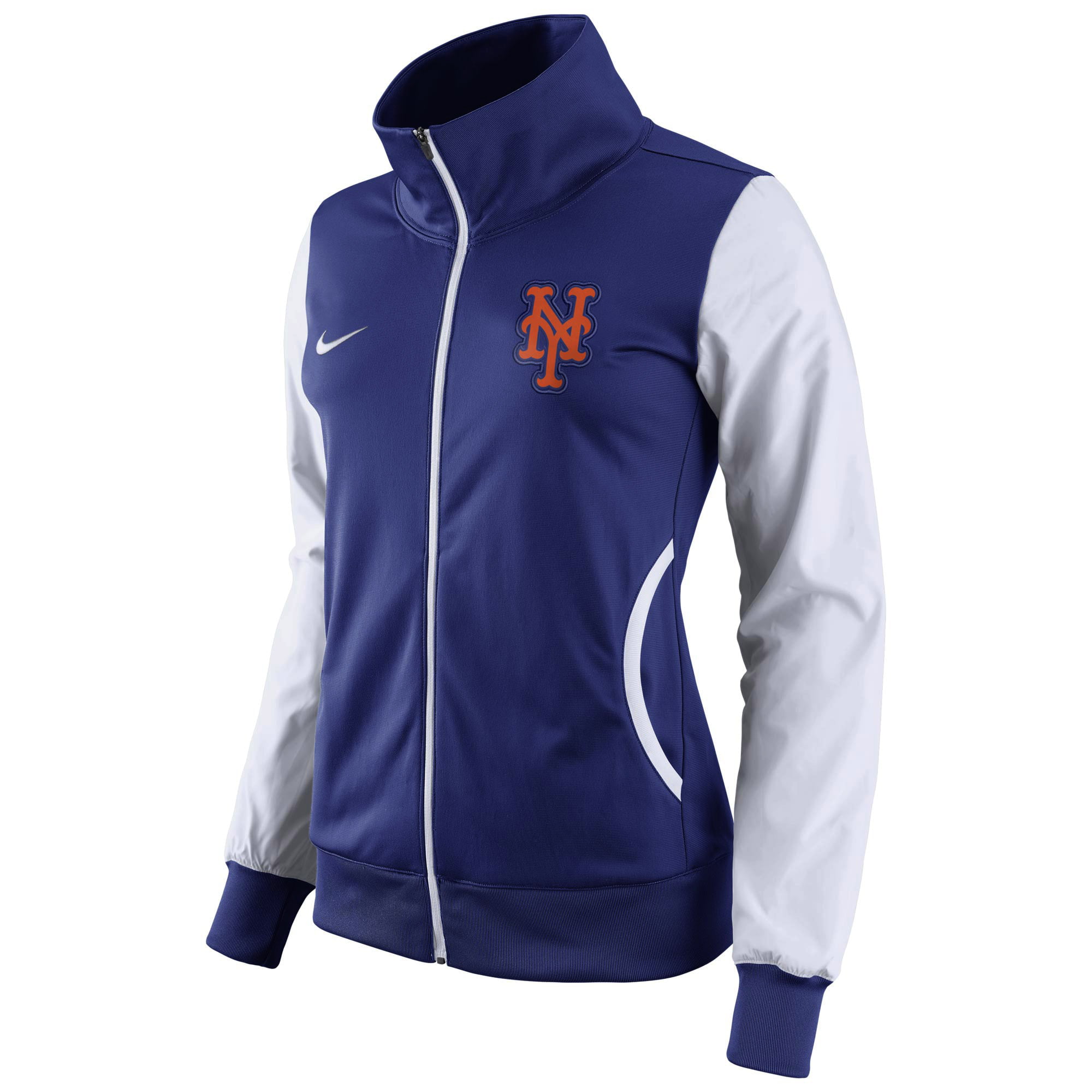 New York Mets Nike Women's Track Jacket - Royal/White - Walmart.com ...