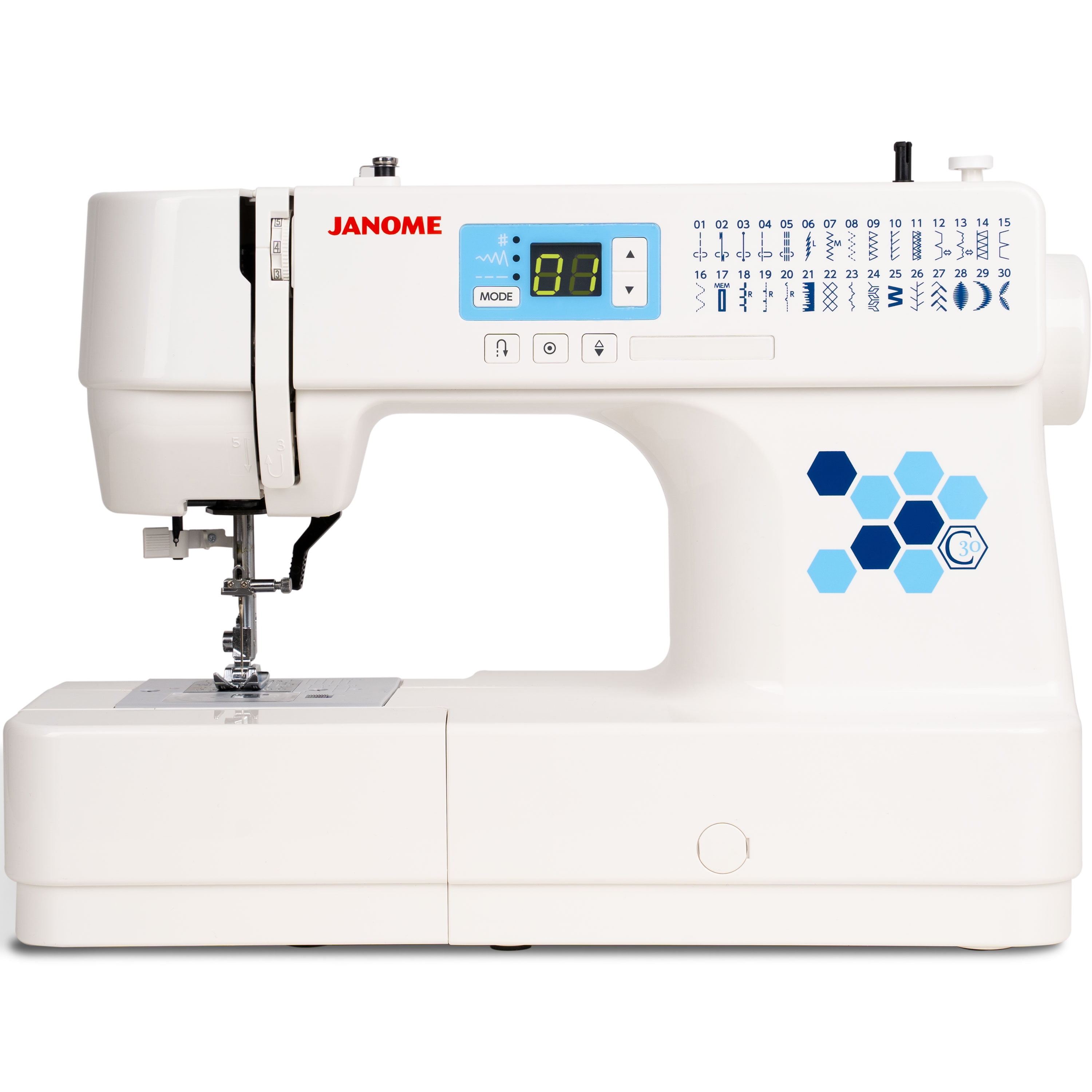 Janome JW8100 Fully-Featured Computerized Sewing Machine with 100 