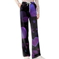 thumbnail image 6 of Hearthz Valentines Pajamas Pants for Women Love Heart Print Soft Pajama Pants for Women Drawstring Wide Leg Soft Lounge Pants Women, 6 of 6