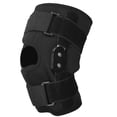 thumbnail image 1 of Fresh Fab Finds FFF-L-GPCT2307 Adjustable Open Patella Support Compression Sport Knee Brace for Running, Black - Large, 1 of 1