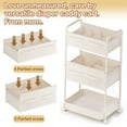 thumbnail image 5 of BOPHILI Baby Diaper Caddy Organizer and Storage - 3 Tier Rolling Cart with Dividers and Drawers, Easy To Assemble, Mobile Utility Cart with Wheels for Nursery, Bedroom, Changing Table & Crib”, 5 of 7